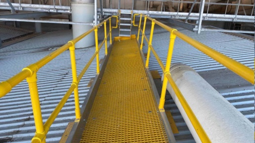 A Lightweigh walkway - Middleton Structures, Structual Steelwork Specialists